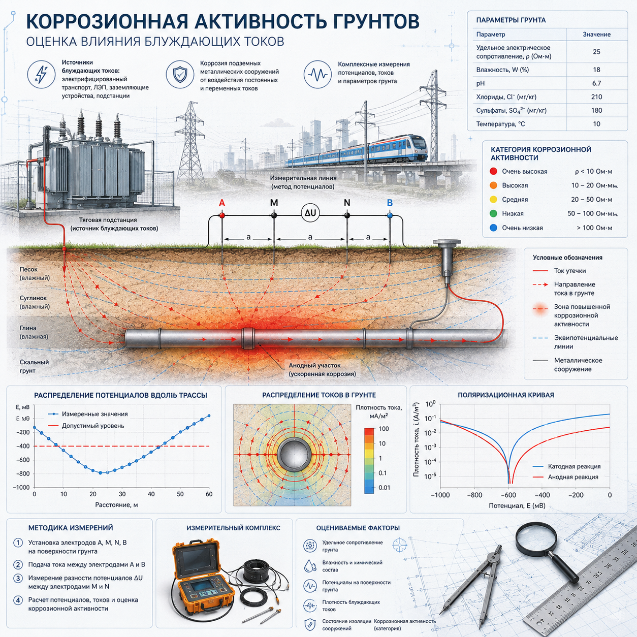 Блуждающие токи в грунтах